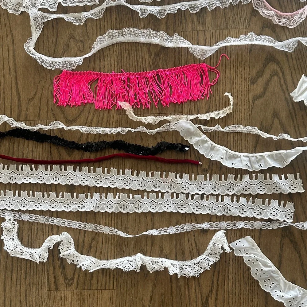 Bundle of Lace and Trim Great for Crafting